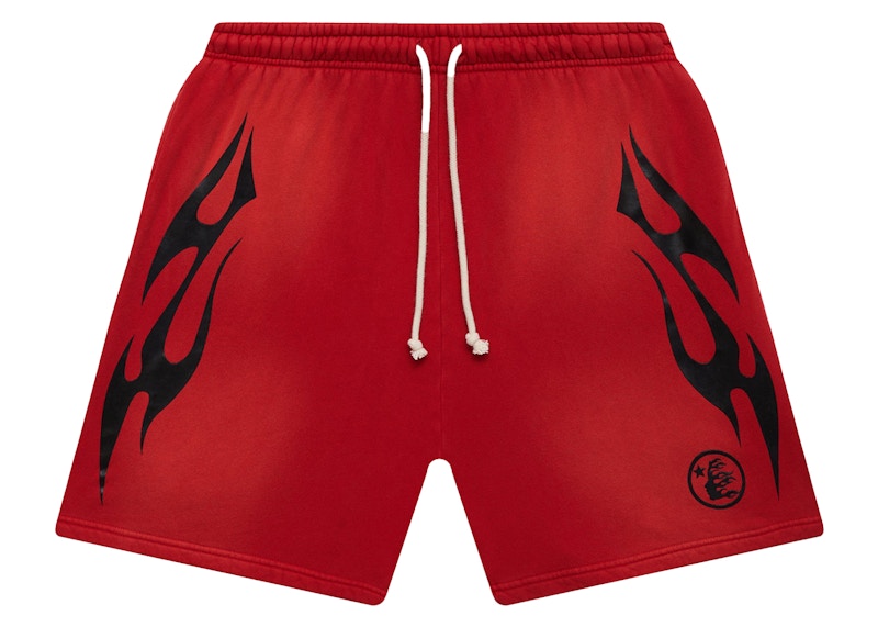 Hellstar Flame Shorts Rood