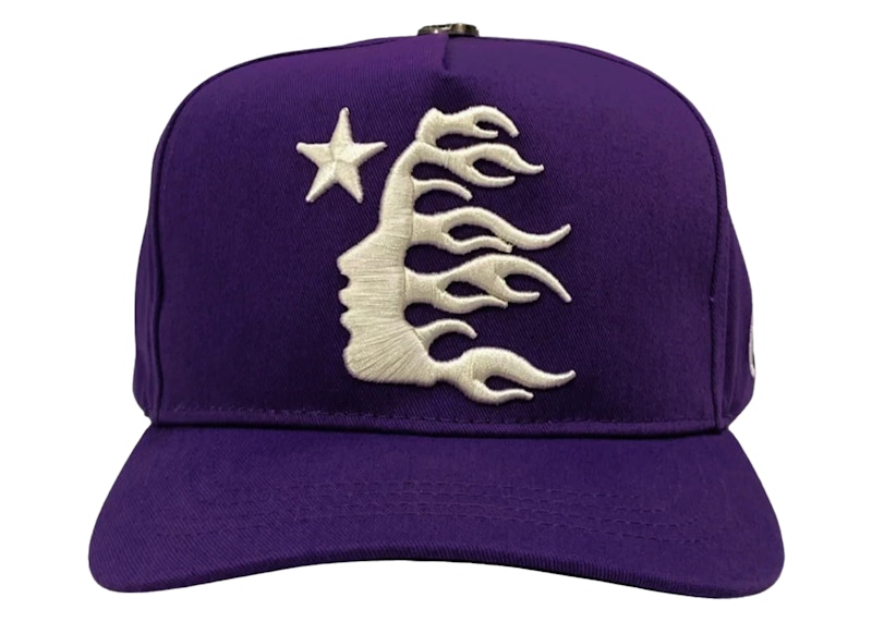 Hellstar OG Logo Snapback Hat Paars