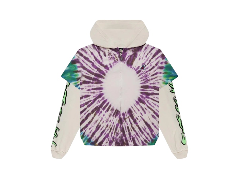 Hellstar Tye-Dye Zip-Up Multi Multicolor