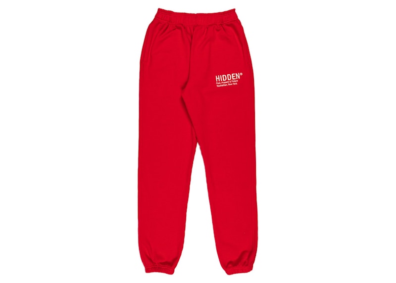Hidden NY Logo Sweatpants Candy Apple