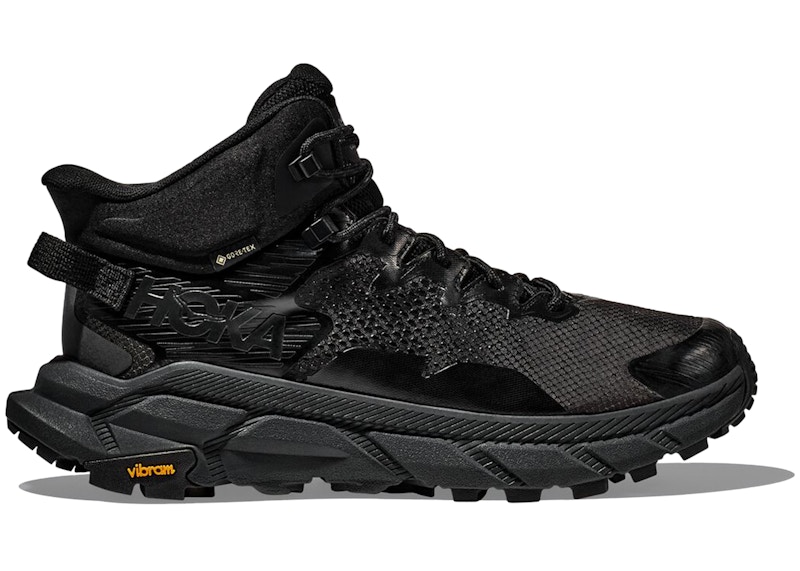 Hoka One One Trail Code Gore-Tex Raven Zwart
