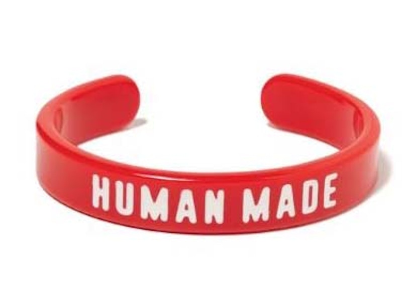 Human Made Acrylic #2 Thick Bangle Rood