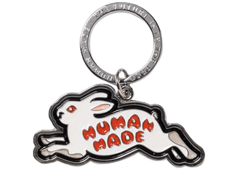 Human Made Animal #2 Rabbit Keychain Zilver