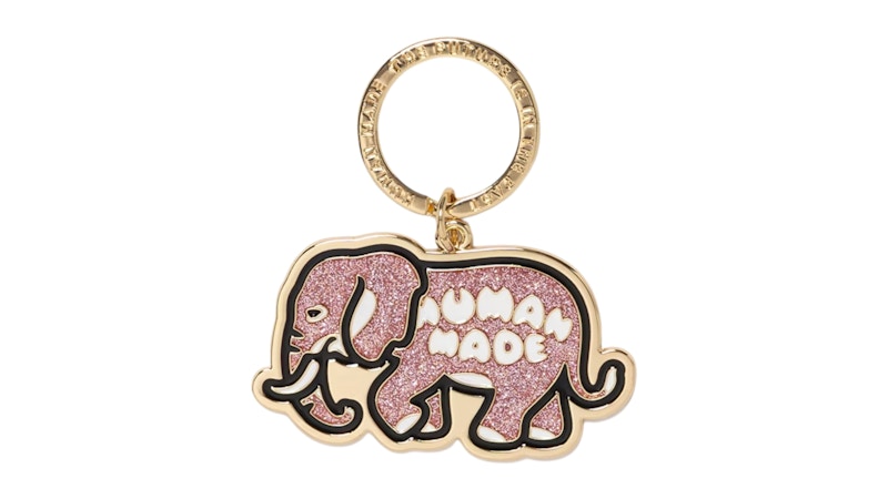 Human Made Bangkok Animal Keyring Goud