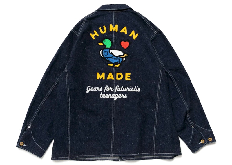Human Made Coverall Jacket Indigo