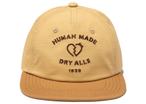Human Made Dry Alls 5 Panel Rip Stop Cap Beige