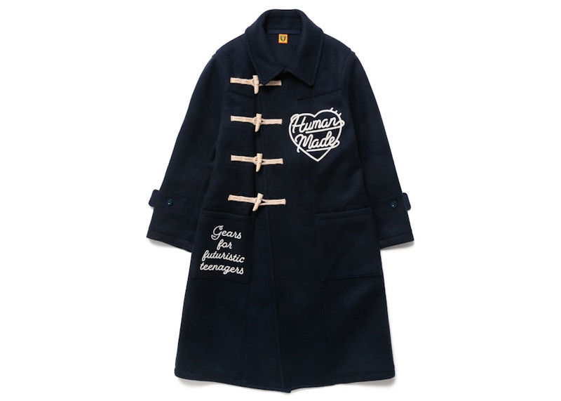 Human Made Duffle Coat Blauw