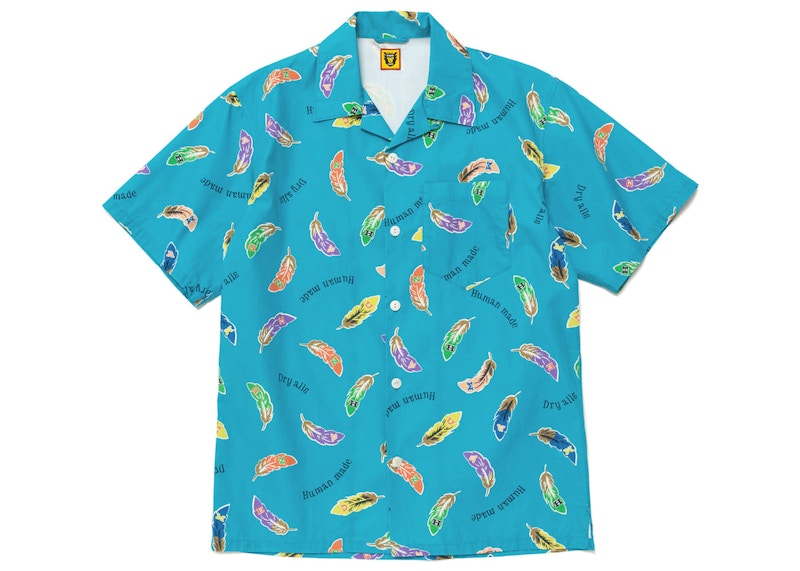 Human Made Feather Aloha Shirt Blauw