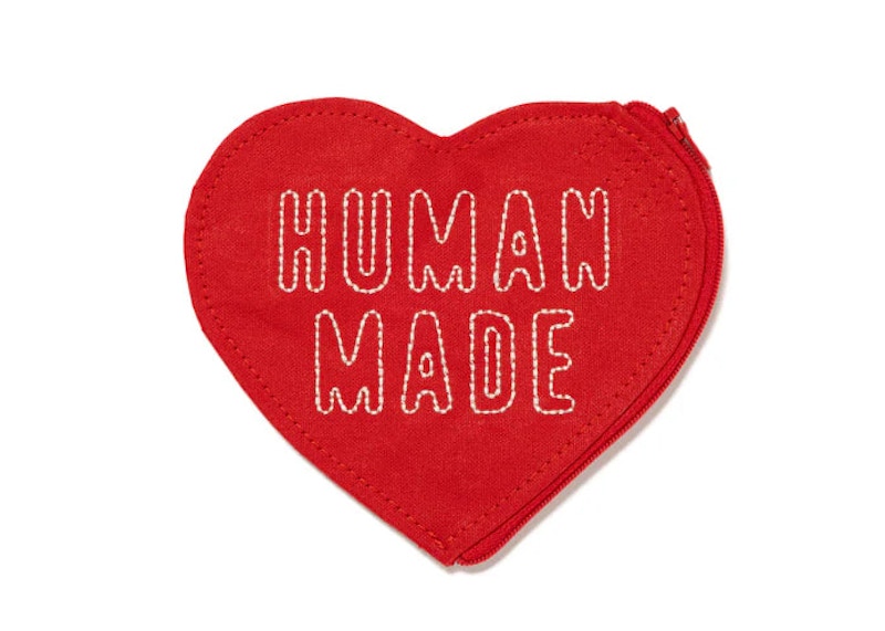 Human Made Heart Bank Pouch Rood