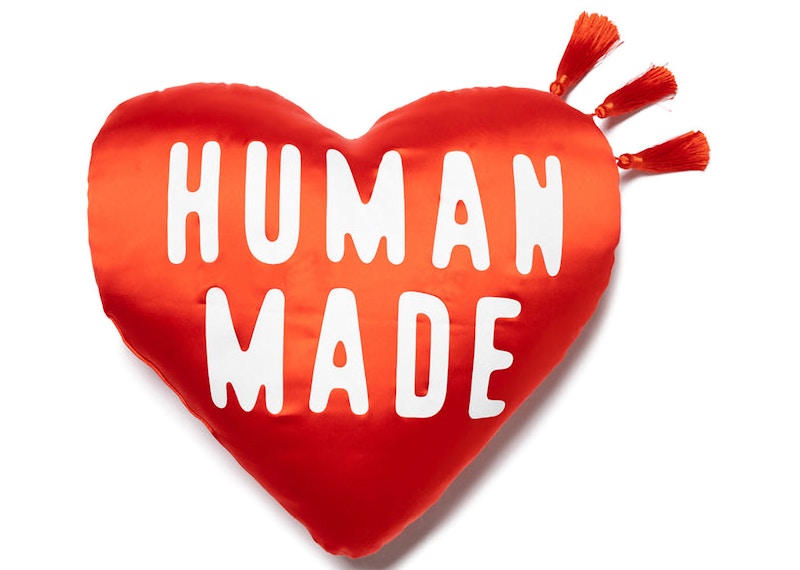 Human Made Heart Cushion Rood