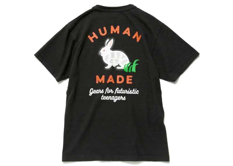 Human Made Pocket Rabbit #2 T-Shirt Zwart