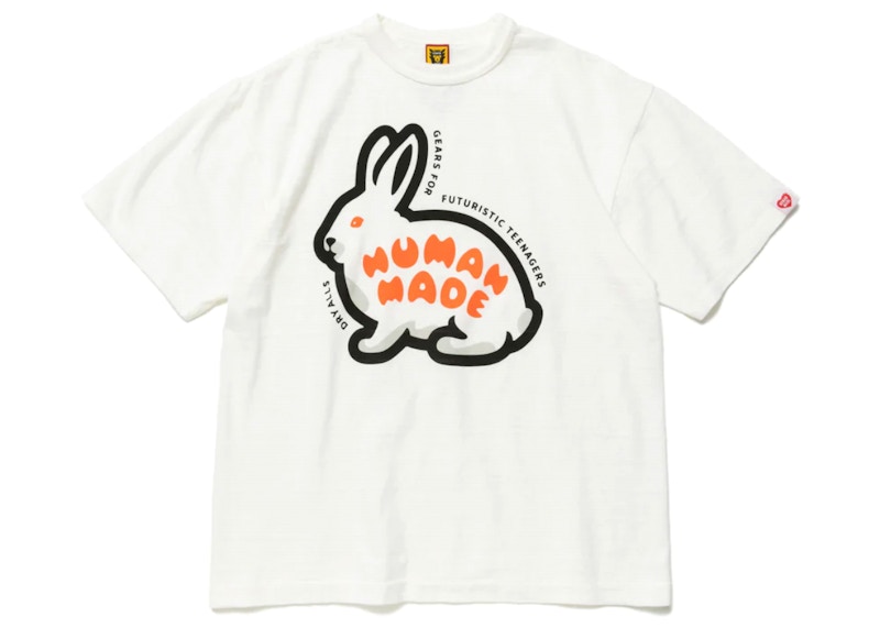 Human Made Rabbit Graphic #13 T-Shirt Wit