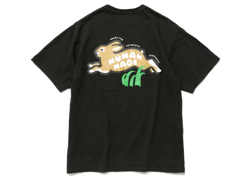 Human Made Rabbit Graphic #2 T-Shirt Zwart