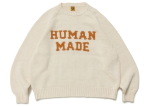 Human Made Rabbit Raglan Knit Sweater Wit