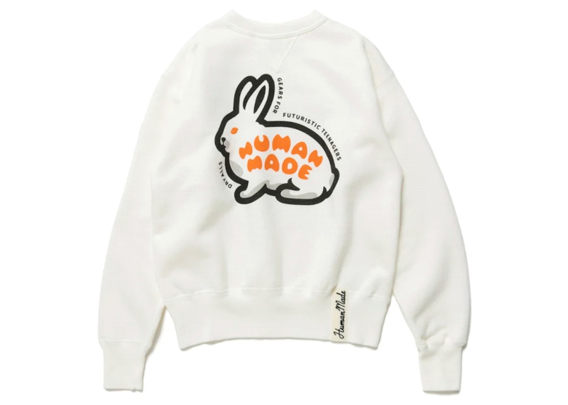 Human Made Rabbit Tsuriami Sweatshirt Wit
