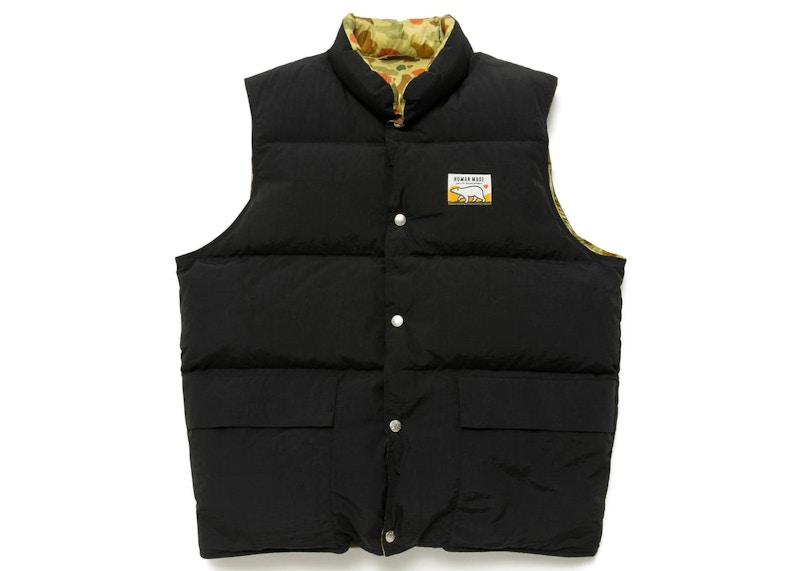 Human Made Reversible Down Vest Zwart