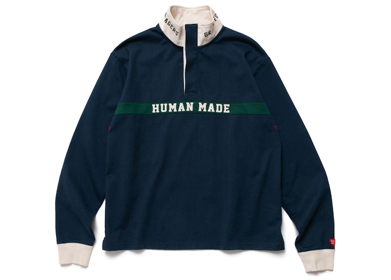 Human Made Rugby Shirt Blauw