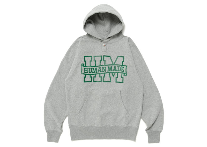 Human Made Snap Hoodie Grijs