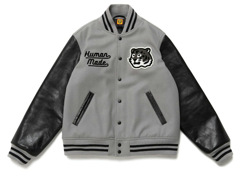 Human Made Varsity Jacket Grijs