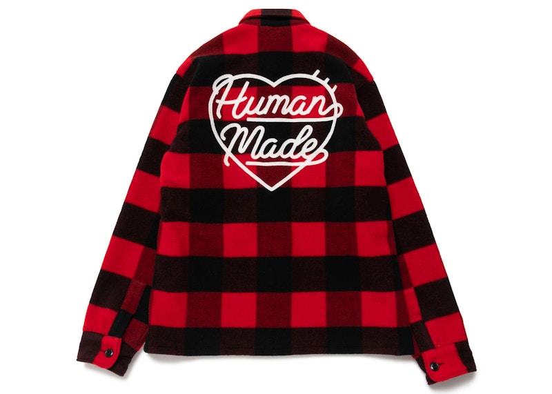 Human Made Wool Overshirt Rood