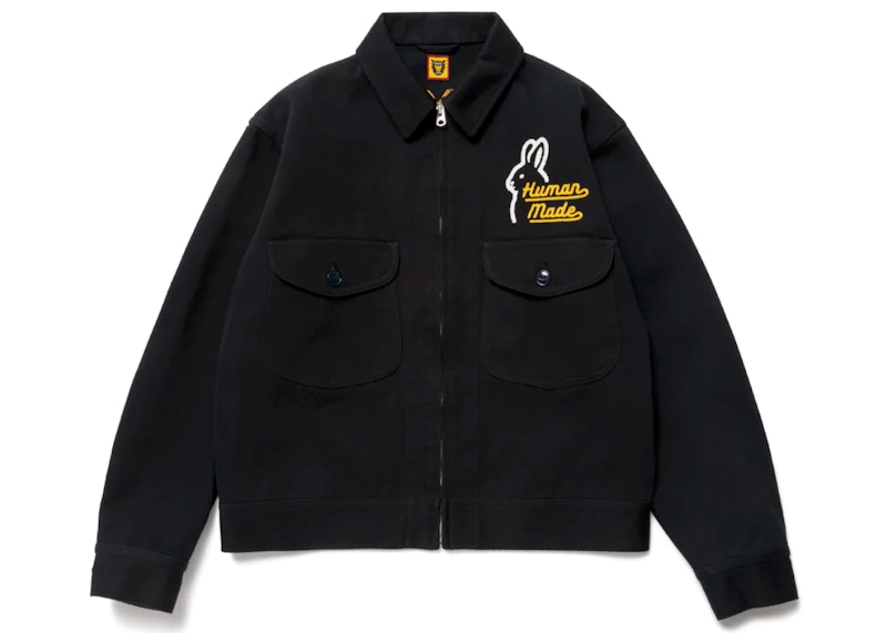 Human Made Zip-Up Work Jacket Blauw