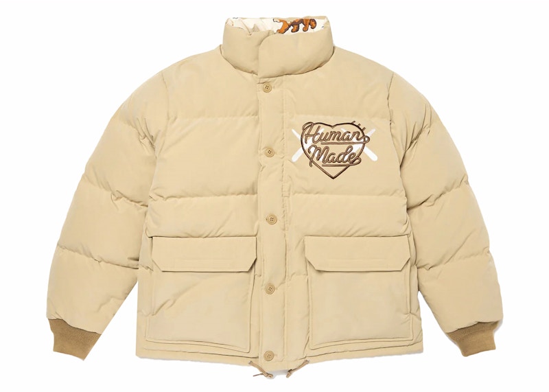 Human Made x KAWS Down Jacket Beige