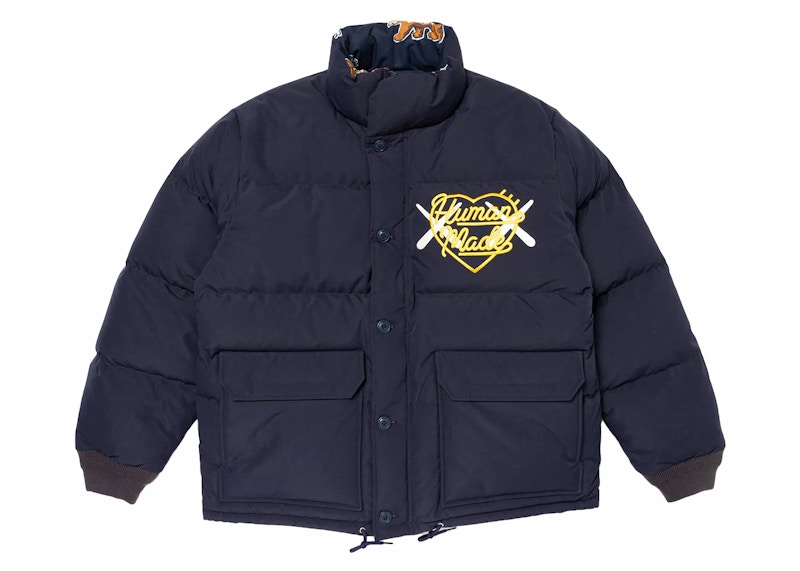 Human Made x KAWS Down Jacket Blauw