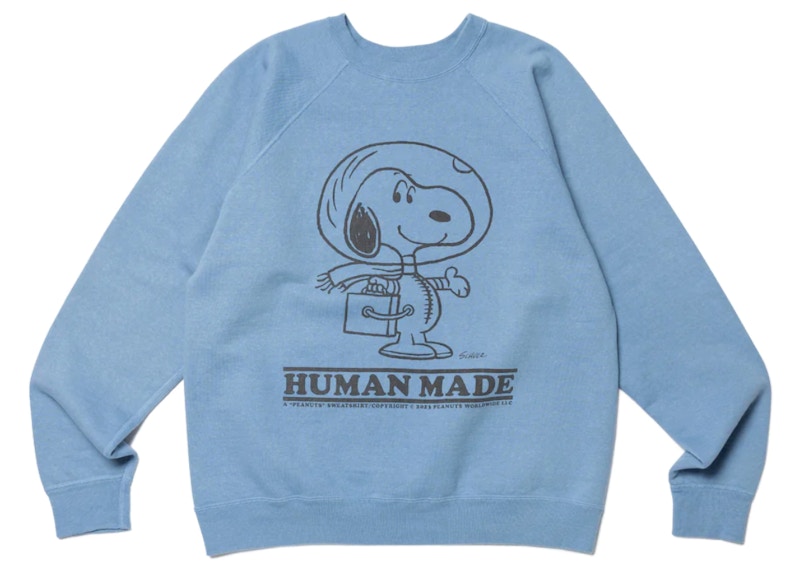 Human Made x Peanuts #1 Snoopy Sweatshirt Blauw