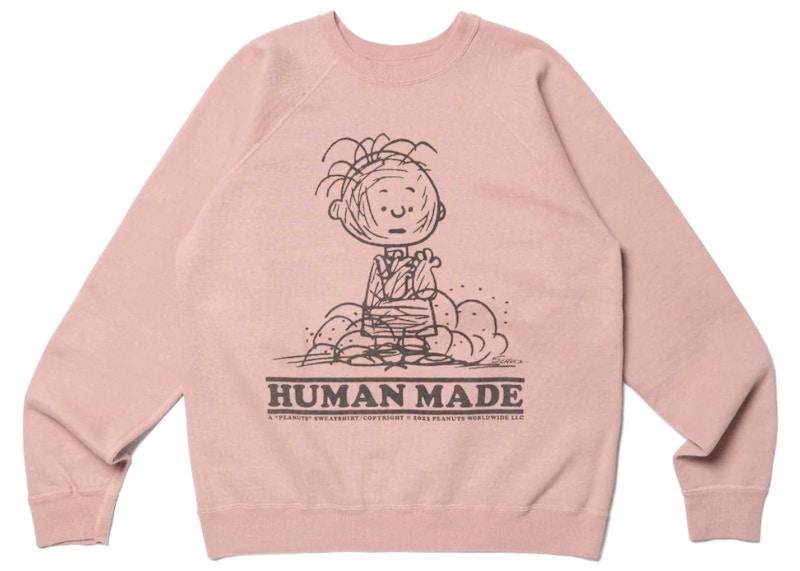 Human Made x Peanuts #2 Charlie Sweatshirt Roze