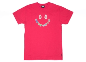 Ice Happy Tee /Raspberry Wine Rood