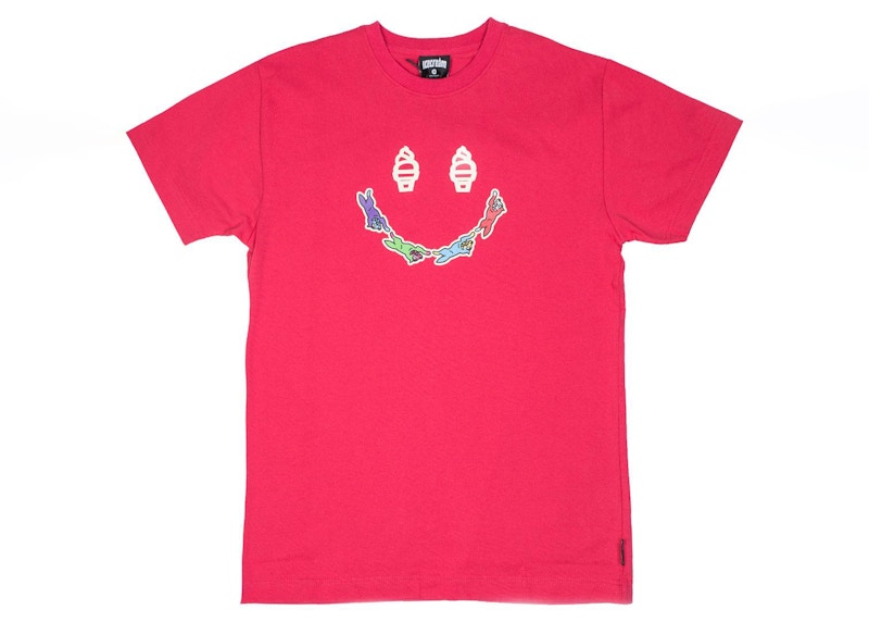 Ice Happy Tee /Raspberry Wine Rood