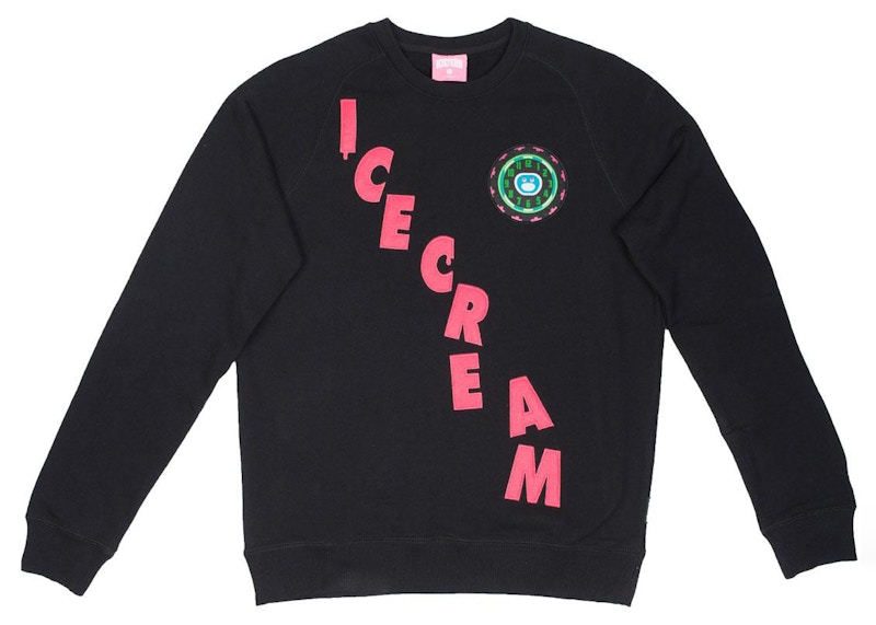Ice Time Crew Sweater Zwart