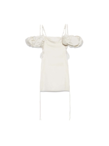 Jacquemus La Mini Robe Chouchou Off Creme