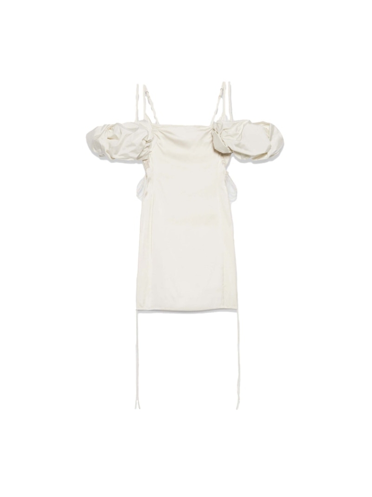 Jacquemus La Mini Robe Chouchou Off Creme