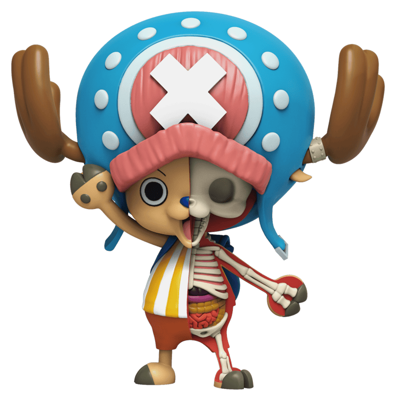 Jason Freeny Hidden Dissectables One Piece Chopper Figure