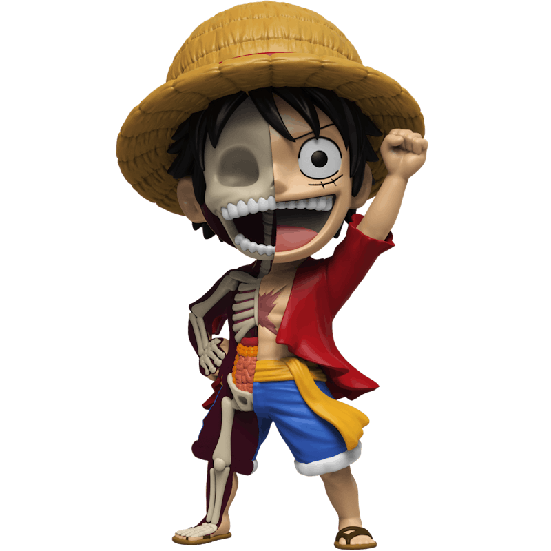 Jason Freeny Hidden Dissectables One Piece Luffy Figure