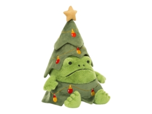 Jellycat Christmas Tree Ricky Rain Frog Plush