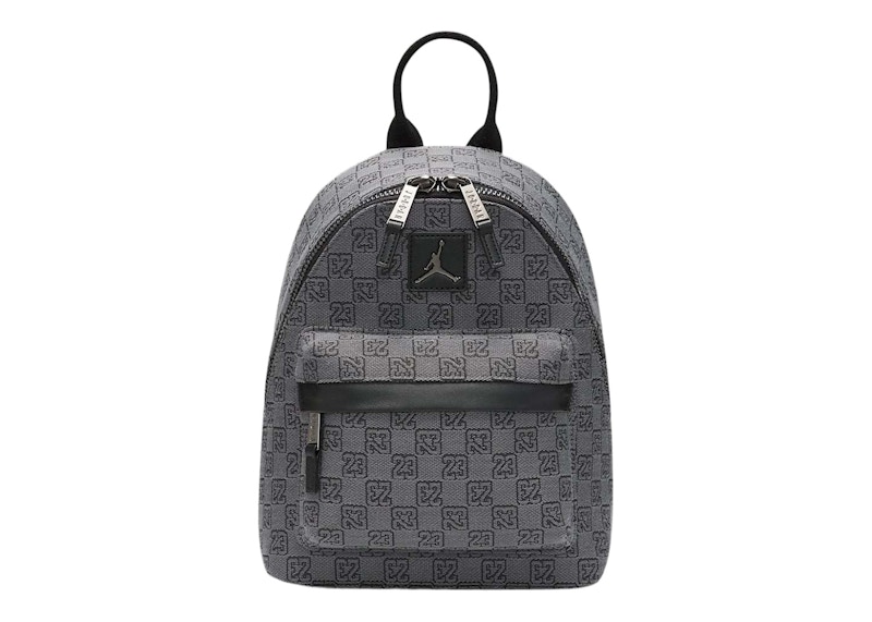 Jordan Monogram Mini Backpack Dark Smoke Grijs
