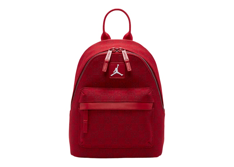 Jordan Monogram Mini Backpack Gym Rood