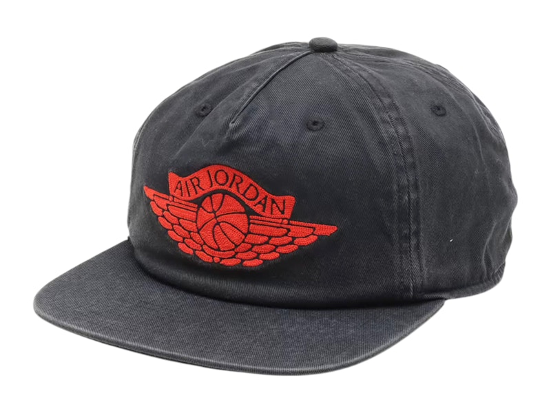 Jordan Pro Rare Air Unstructured Washed Cap Zwart