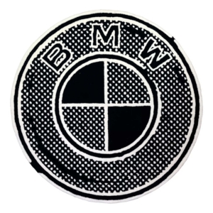 Joshua Vides BMW Logo Halftone 4ft Rug