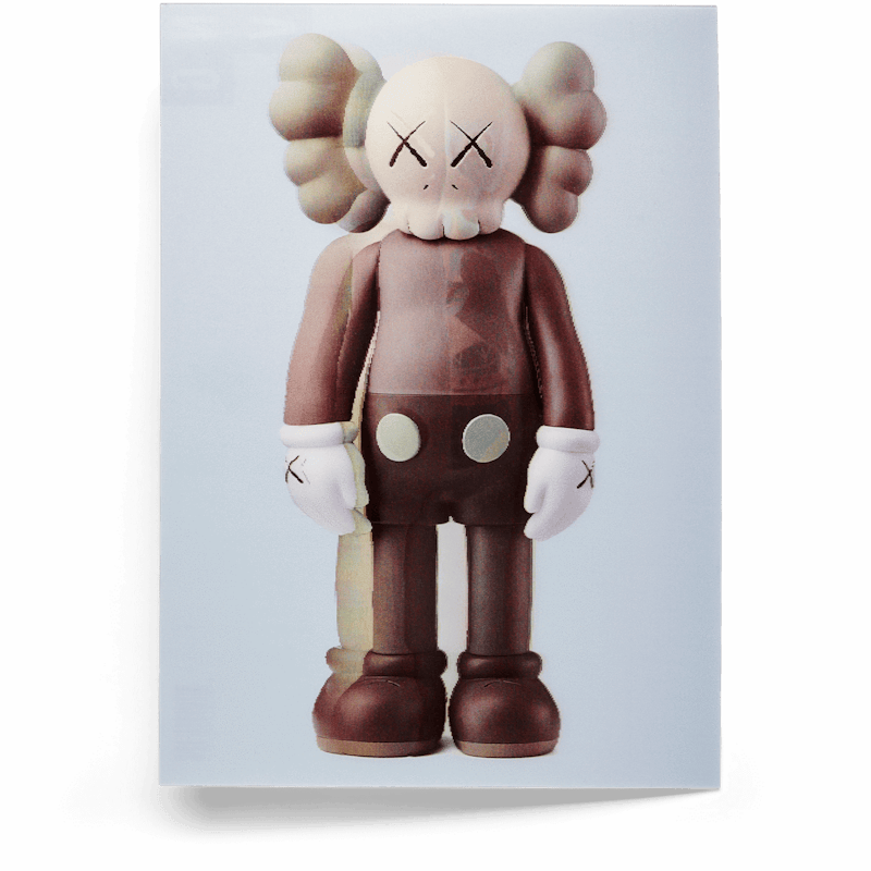KAWS Companion Flayed Lenticular Postcard