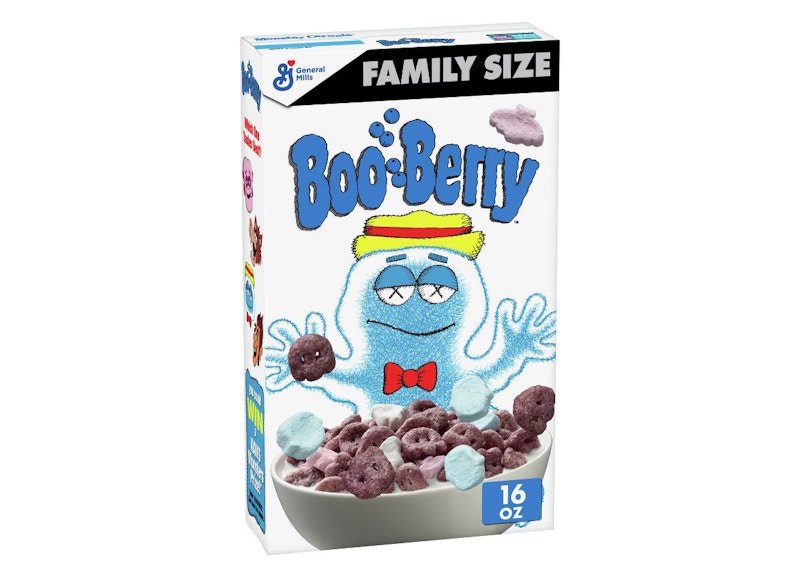KAWS Monsters Boo Berry Cereal Family