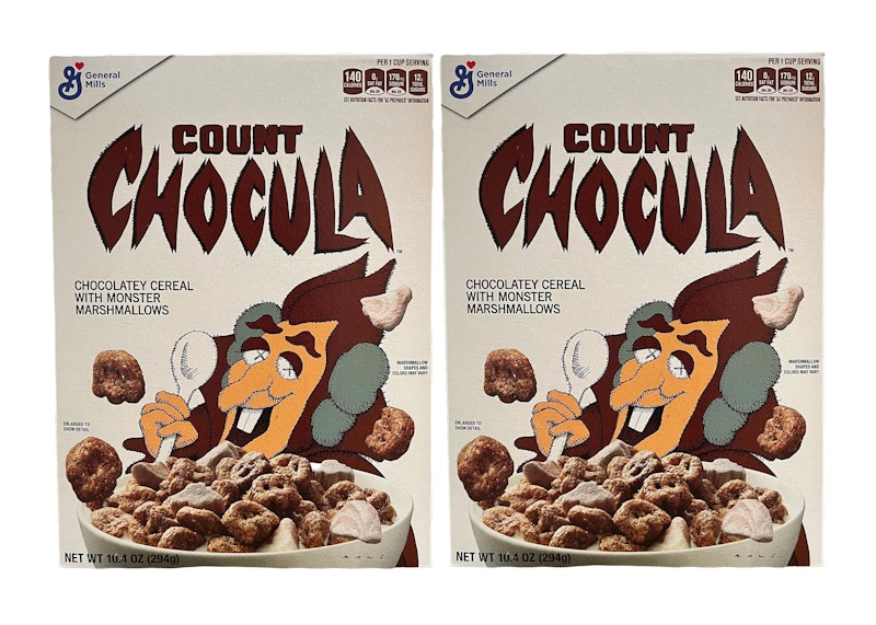 KAWS Monsters Count Chocula Cereal 2x Lot