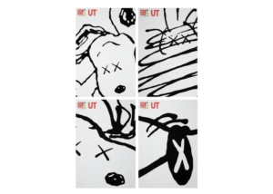 KAWS x Peanuts x Uniqlo Poster Set of 4