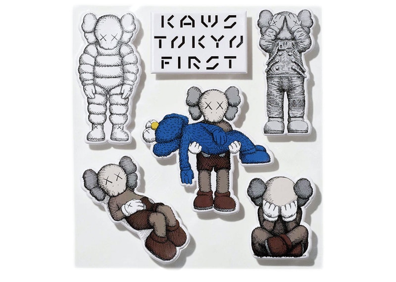 KAWS Tokyo First Pukupuku Sticker Set
