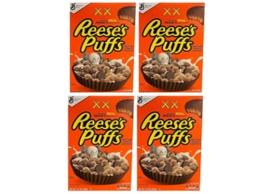 KAWS x Reese’s Puffs Cereal 4x Lot