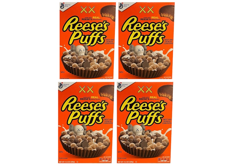 KAWS x Reese’s Puffs Cereal 4x Lot