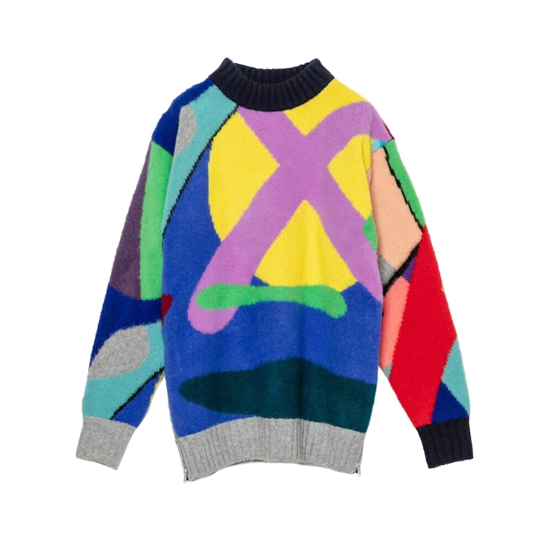 KAWS x Sacai Knit Pullover Multi Multicolor