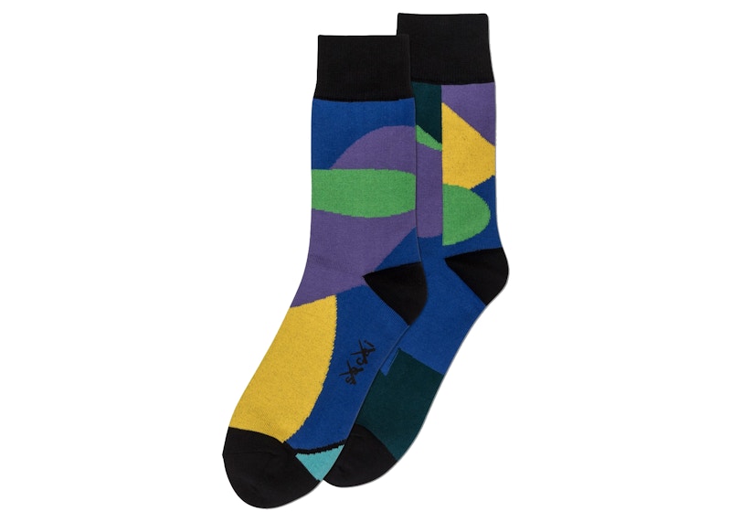 KAWS x Sacai Socks Multi Multicolor